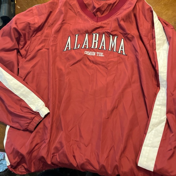 Vintage Alabama Crimson Tide  Mens L Red Windbreaker  Football - Picture 1 of 3